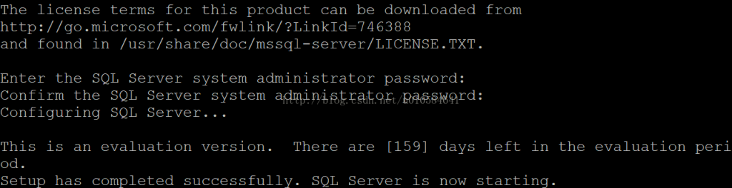 Microsoft SQL Server for Linux安装和配置