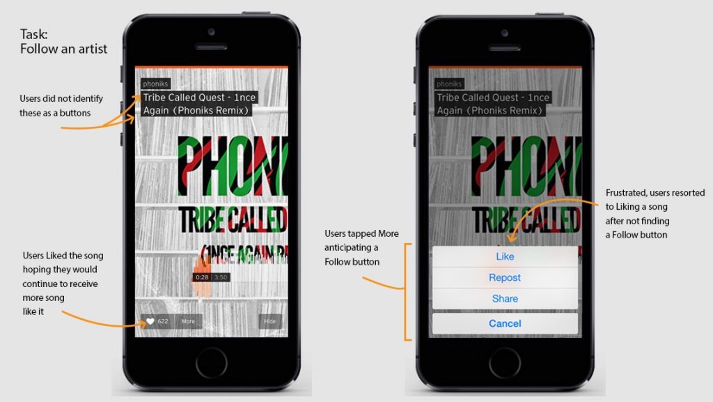 快速可用性测试案例之五：SoundCloud 移动应用重新设计