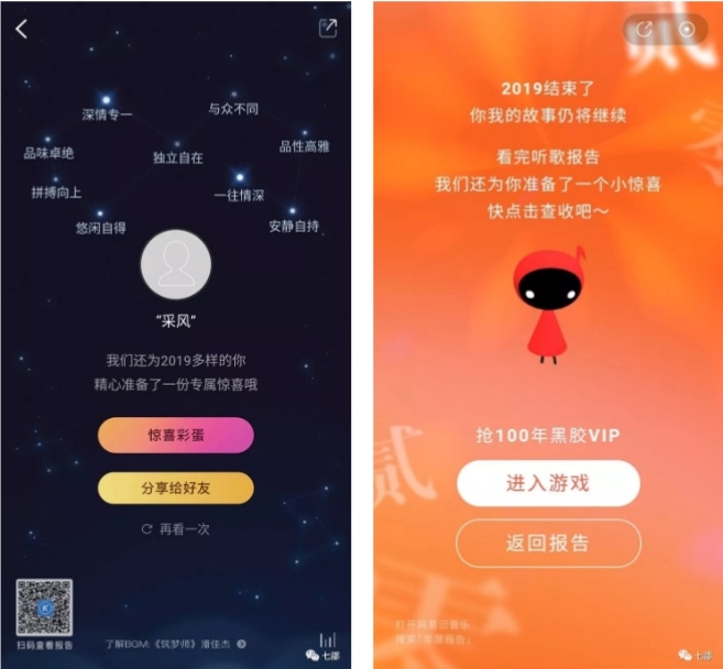 对比两个音乐平台的年度报告，我的2点营销启示