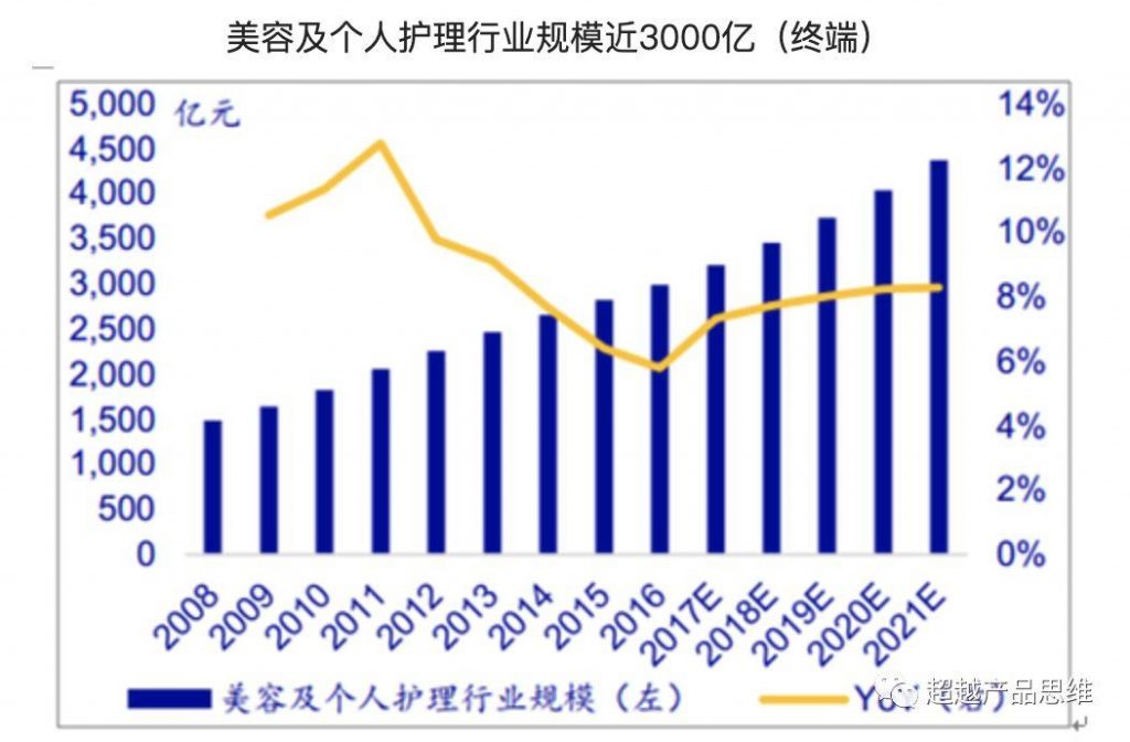 关于美容院领域的行业分析